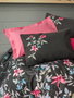 L'essentiel linge de maison Merlin - Rosa, Juego de funda de edredón doble